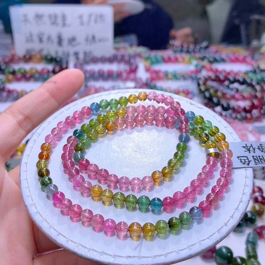 【闪购商品】未镶嵌手串碧玺5m净体