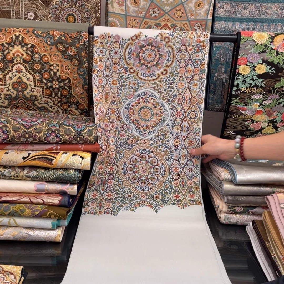 织绣唐锦桑蚕丝正绢面料