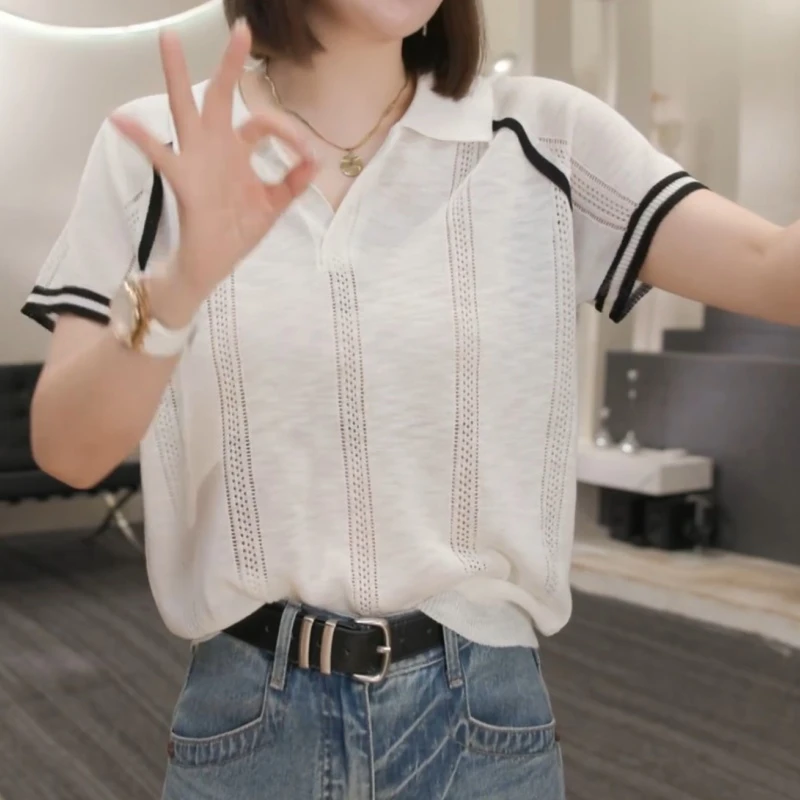 【扬帆起航】2025夏季新款时尚百搭显瘦设计师上衣LK2504641