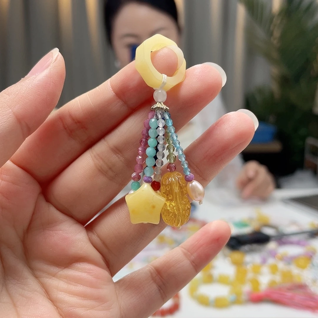 未镶嵌琥珀裸石琥珀吊坠