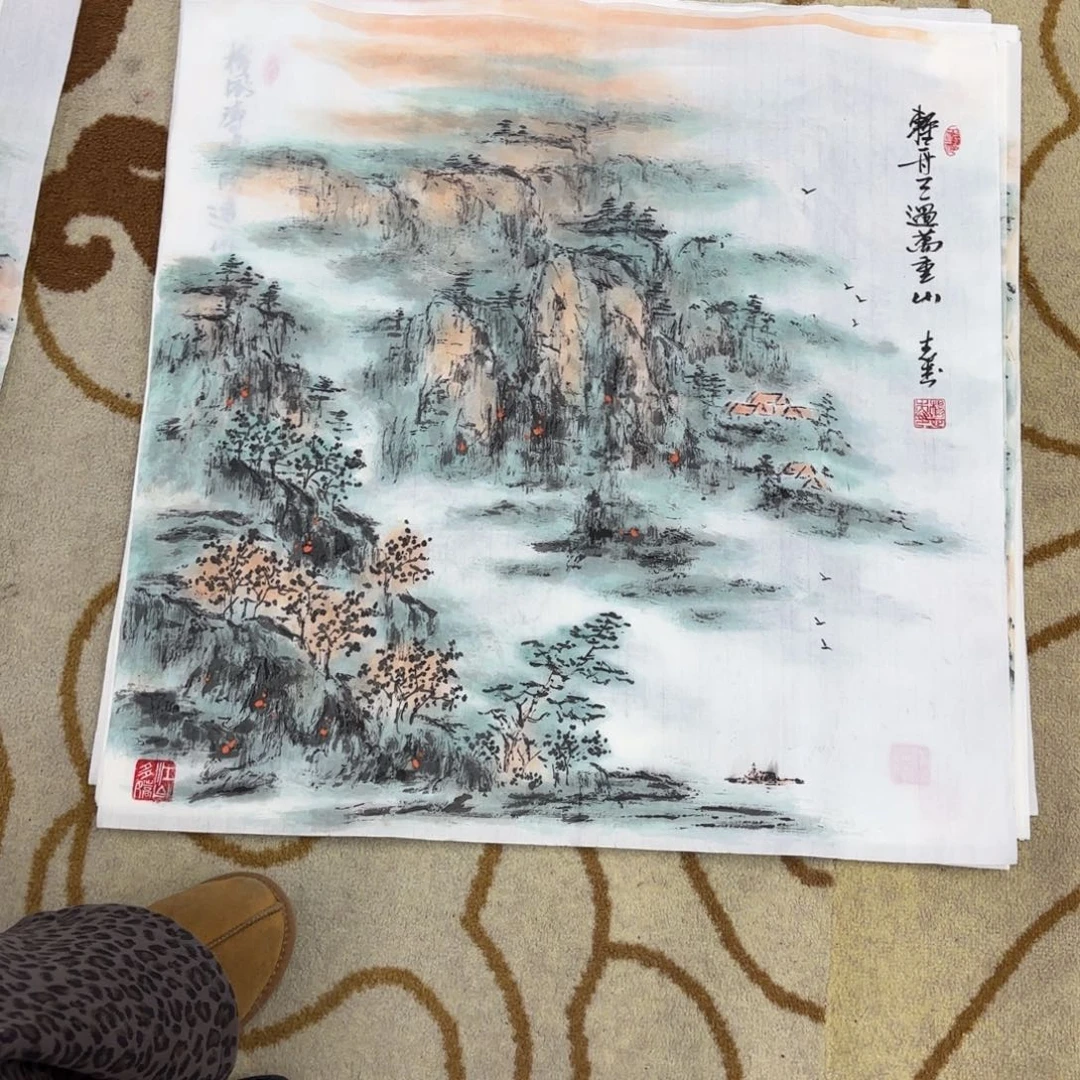 国画杨志杰四尺斗方艺