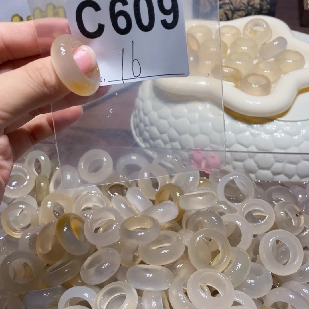 玛瑙/玉髓未镶嵌戒指609