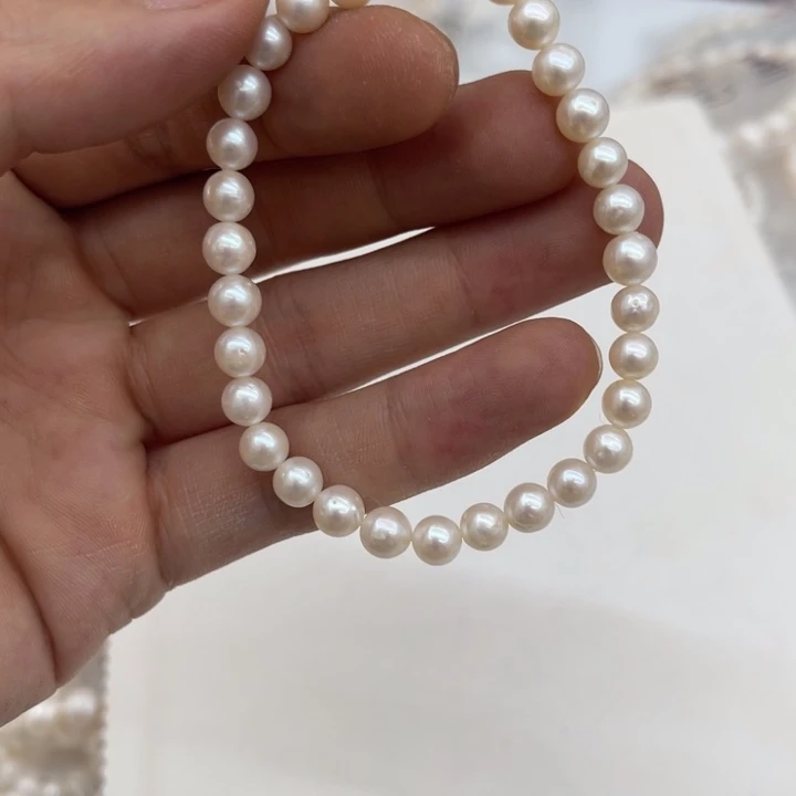 未镶嵌淡水珍珠颈饰00893