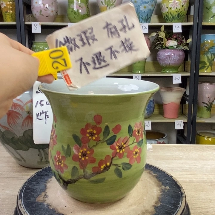 景德镇高温陶瓷花盆