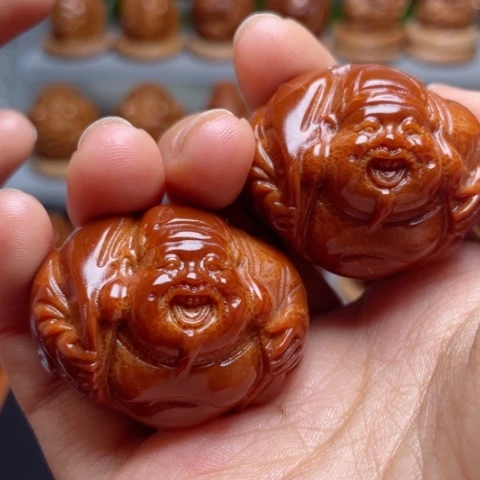 吊坠橄榄核横财手球3.3