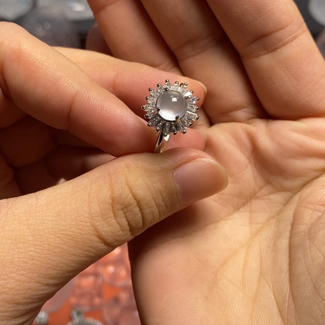 石英质玉合金戒指