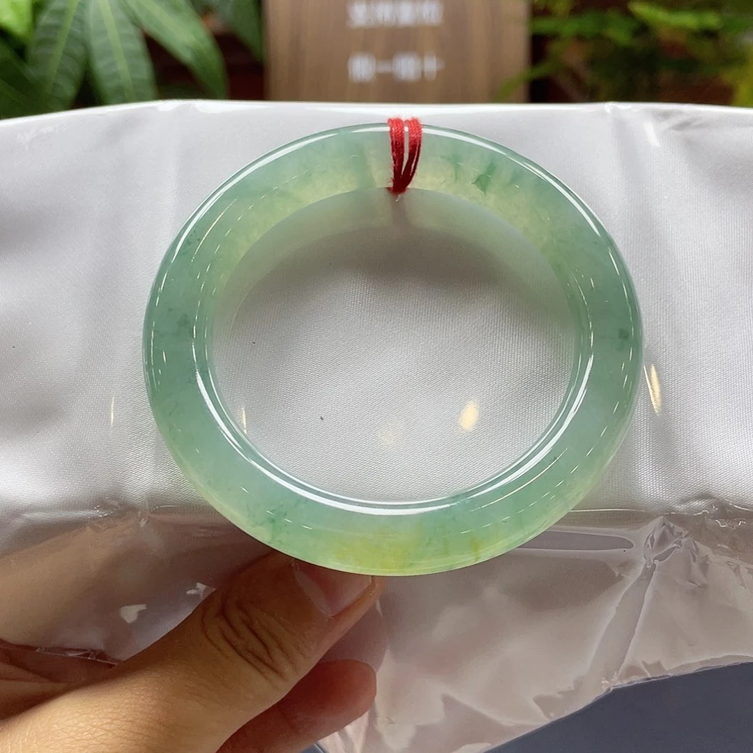 翡翠未镶嵌手镯54 号链接