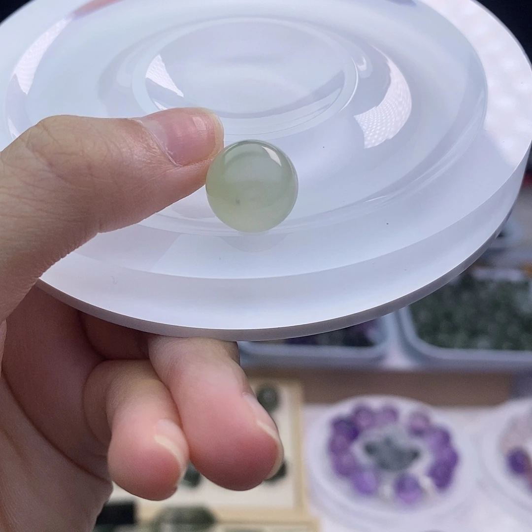 天然水晶定制打孔不退换未镶嵌水晶L****I