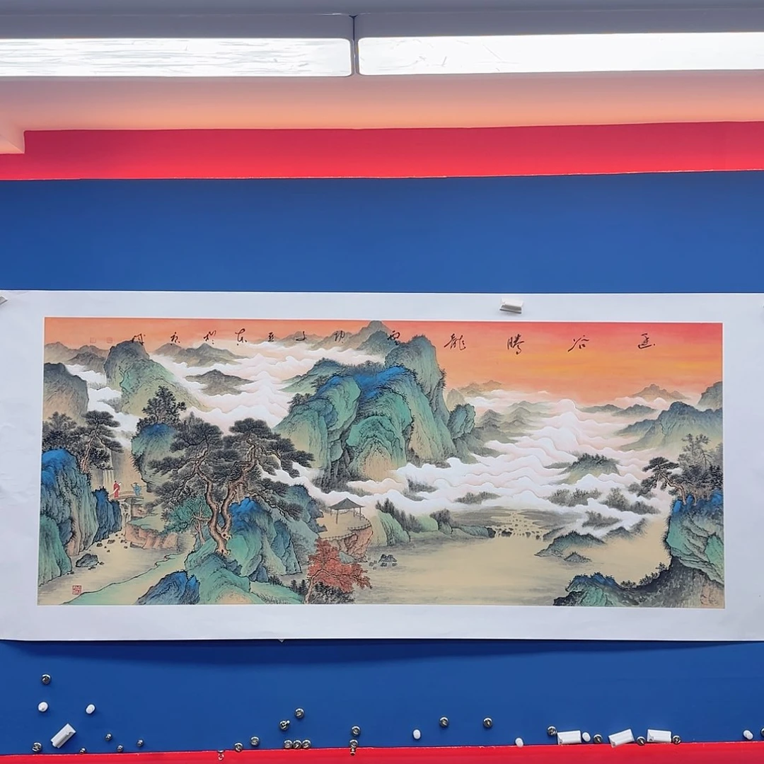 国画多次参加国内外大型