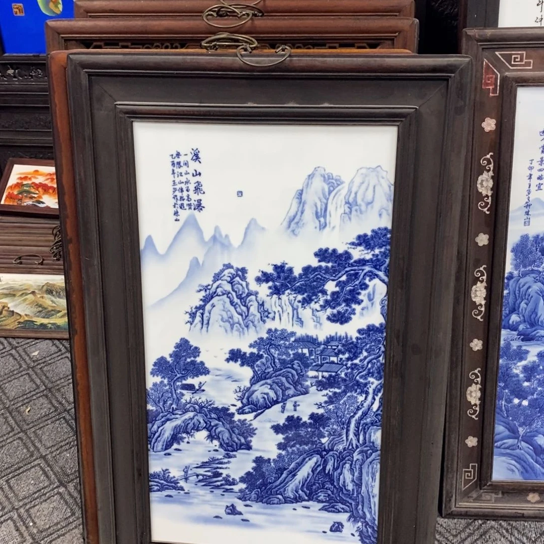 瓷片1米*60*1景德镇瓷板画柴窑烧制