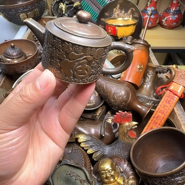 铜器办公室茶室摆件