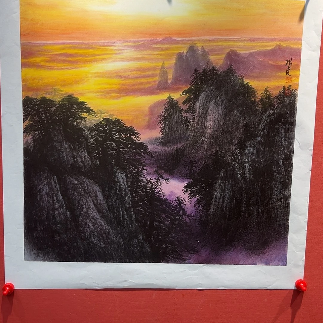 国画曹根建国画作品