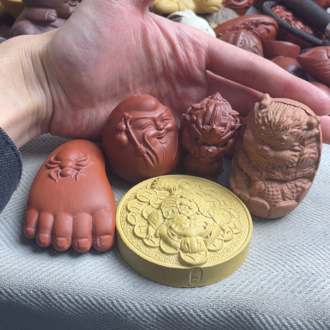 紫砂茶宠紫砂瑕疵