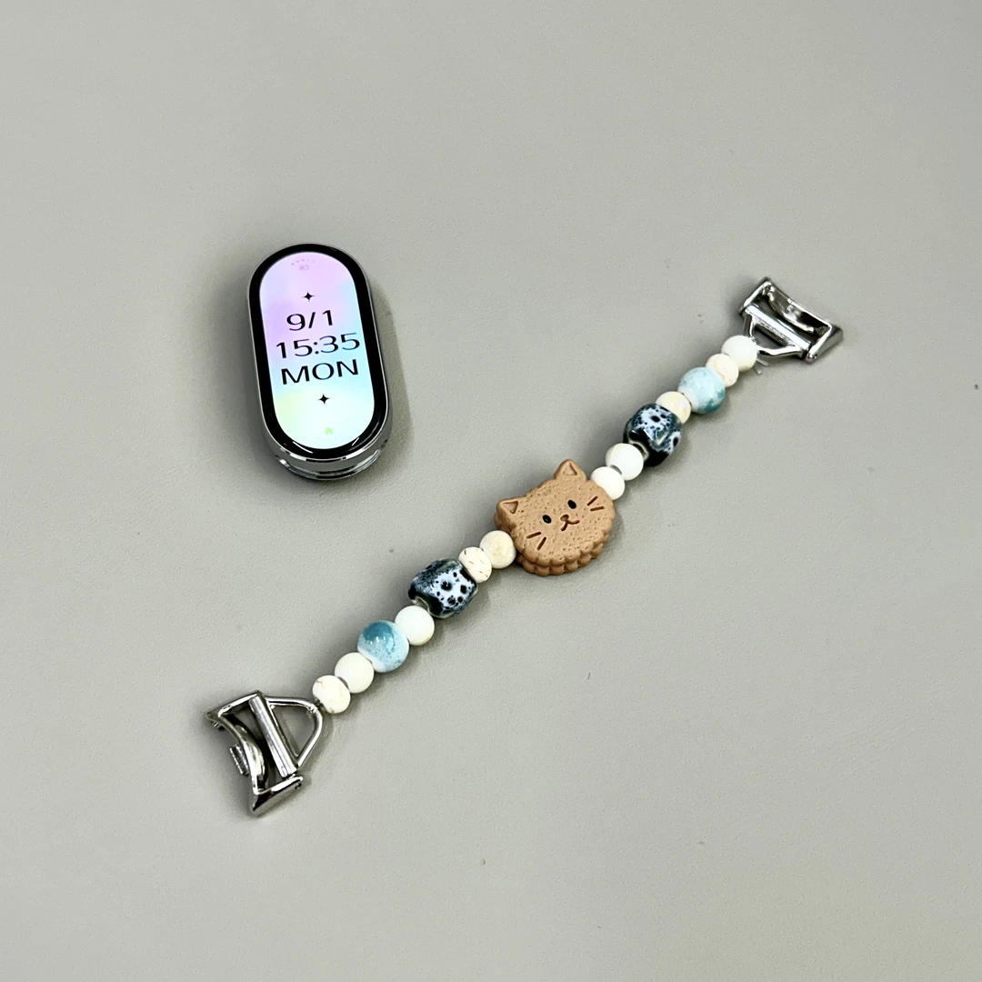 饼干适用小米手环10表带9pro小米9/8手环8pro表带新款小米6/7腕带