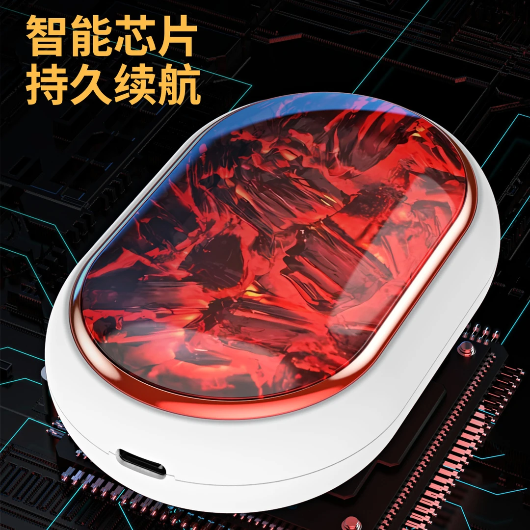 款冬季礼品暖手宝 2025新智能数显火焰迷你便携usb充电防爆暖手宝