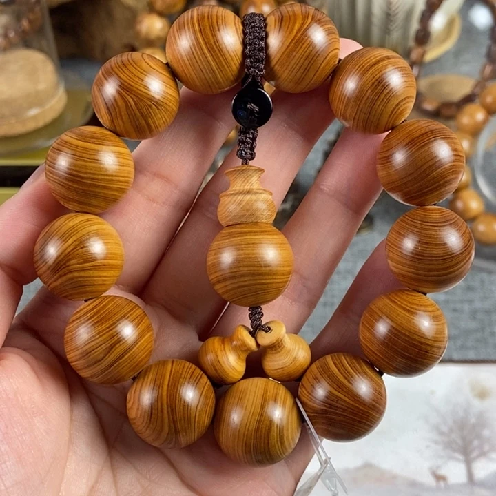 柏木（崖柏）手串/手链小*子北太行雷击1.8骨料手串