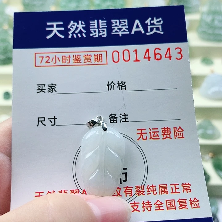 颈饰未镶嵌翡翠蚞*吊
