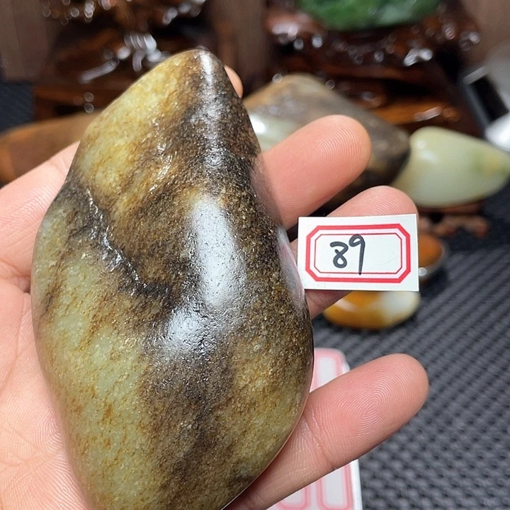 未镶嵌和田玉挂件老***活89