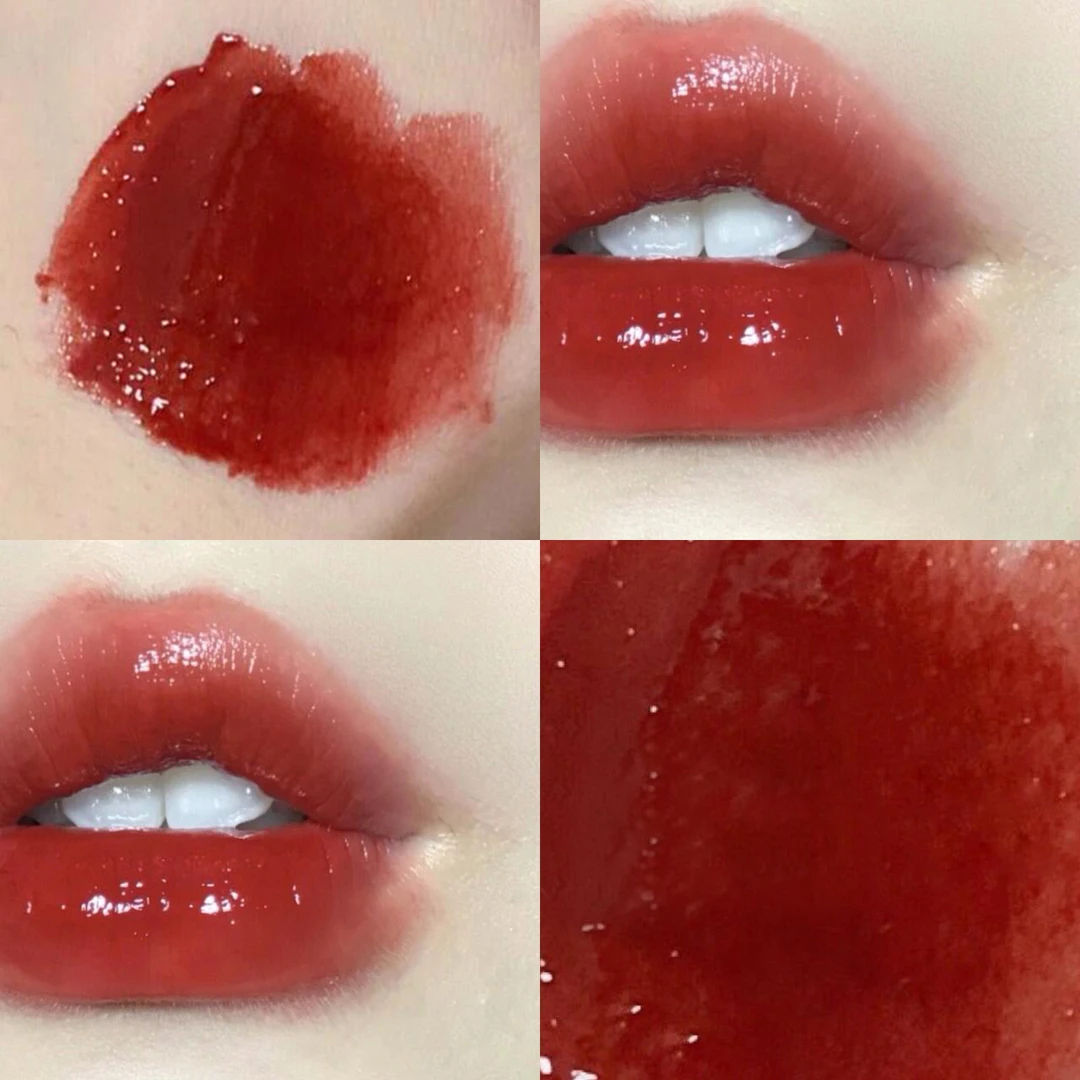 姐妹秋冬红棕烂番茄镜面唇釉合集！纯欲显白水光镜面唇釉伪素颜