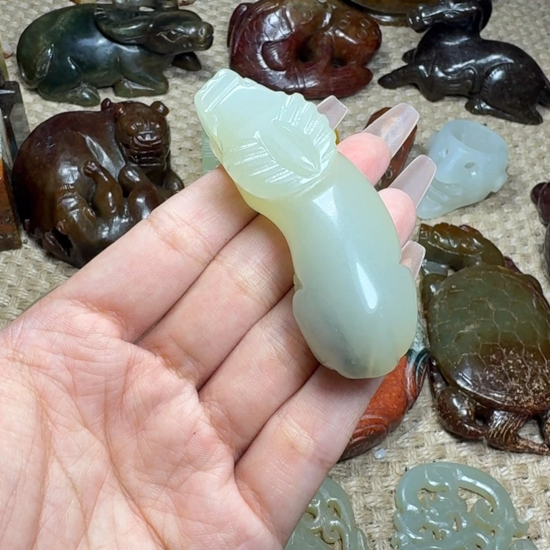 白玉菩提吊坠挂件