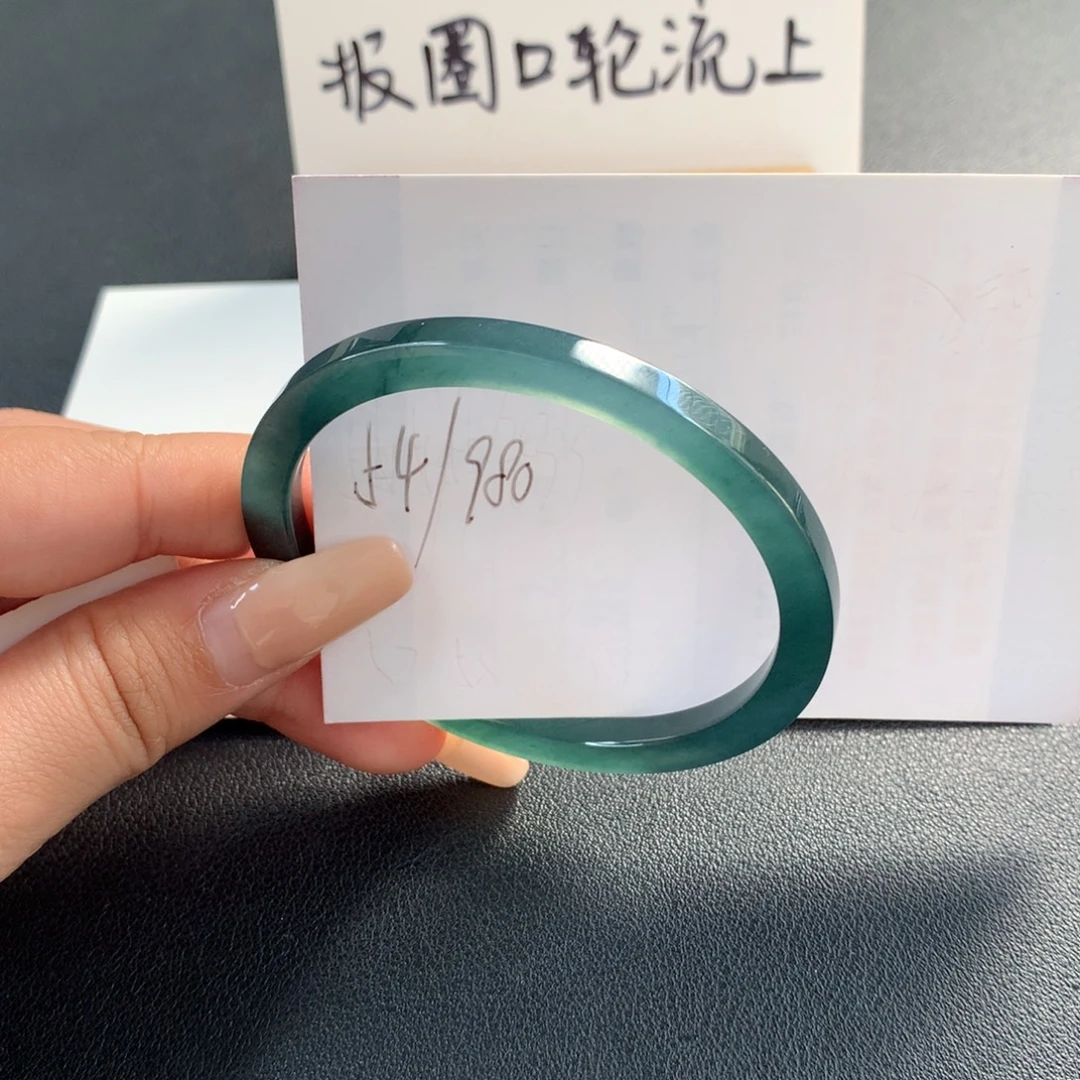 翡翠未镶嵌手镯天然翡翠