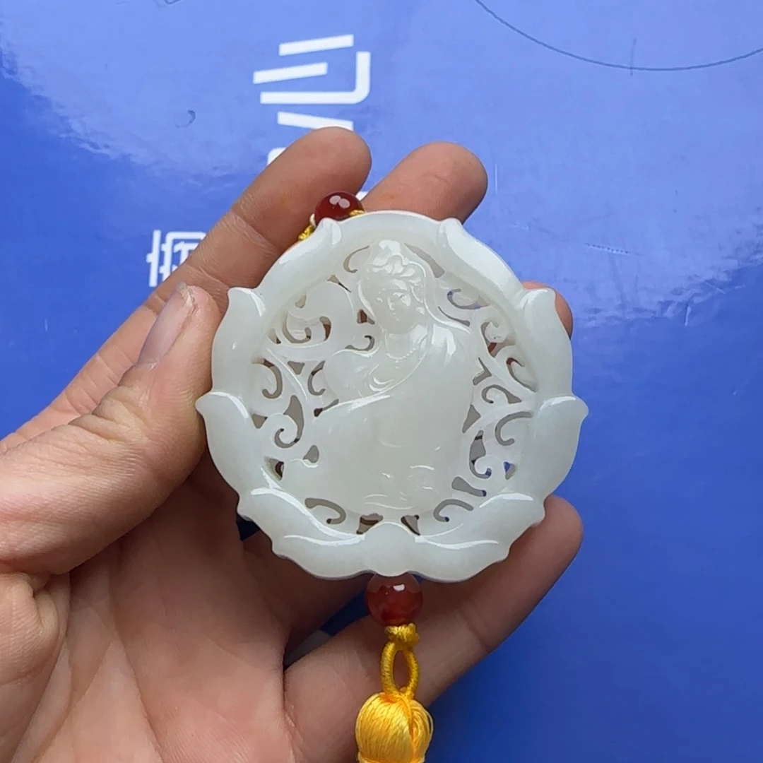 和田玉把件未镶嵌以**道