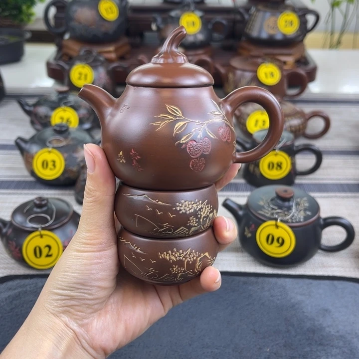 老***齐坭兴陶原矿坭料制作无盒