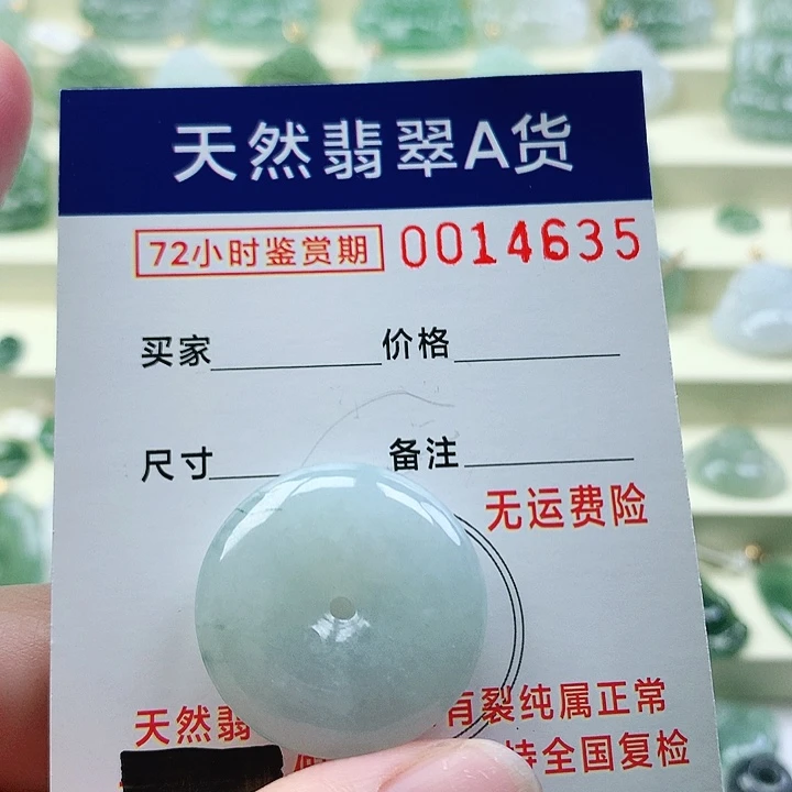 颈饰未镶嵌翡翠吊