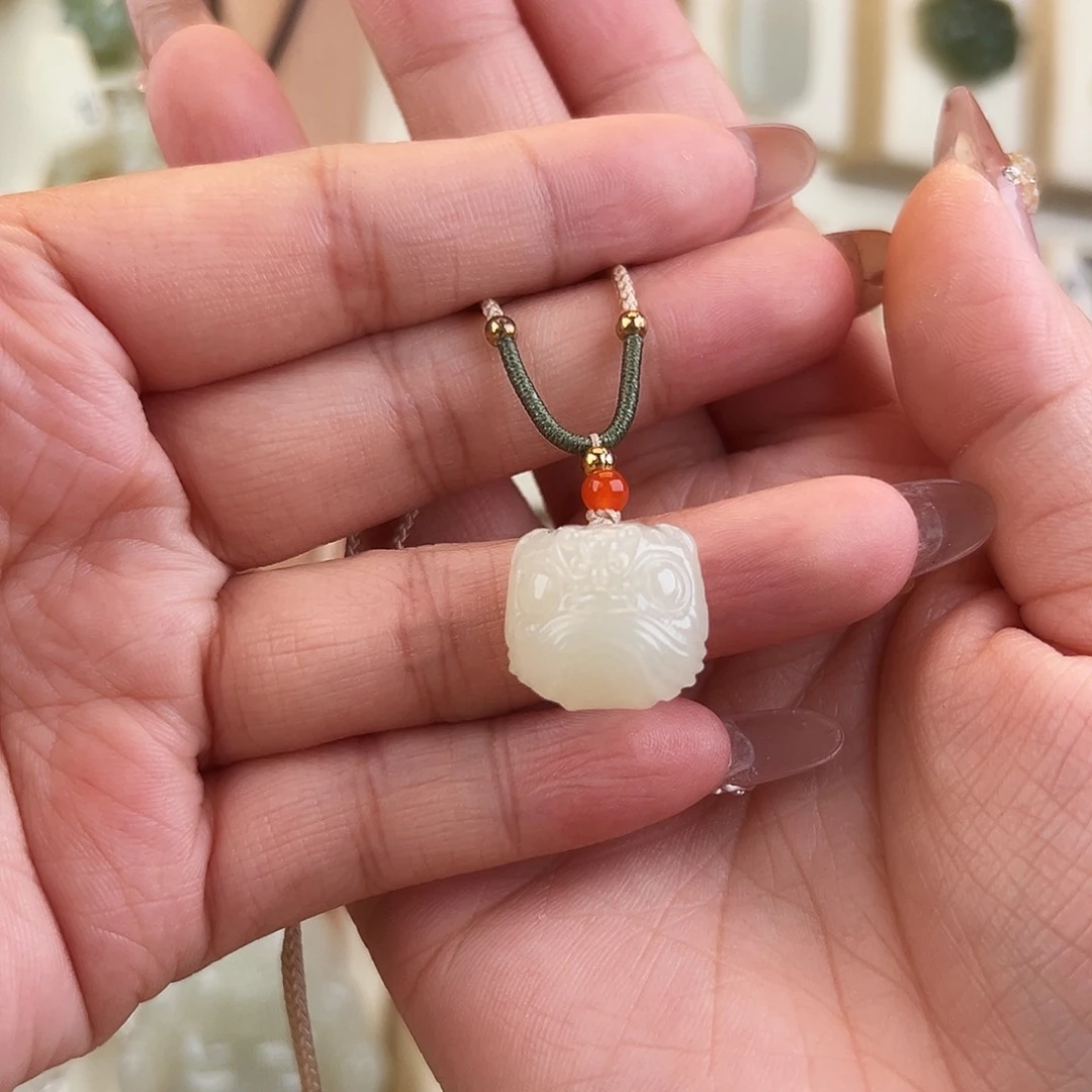 三***画和田玉未镶嵌套链