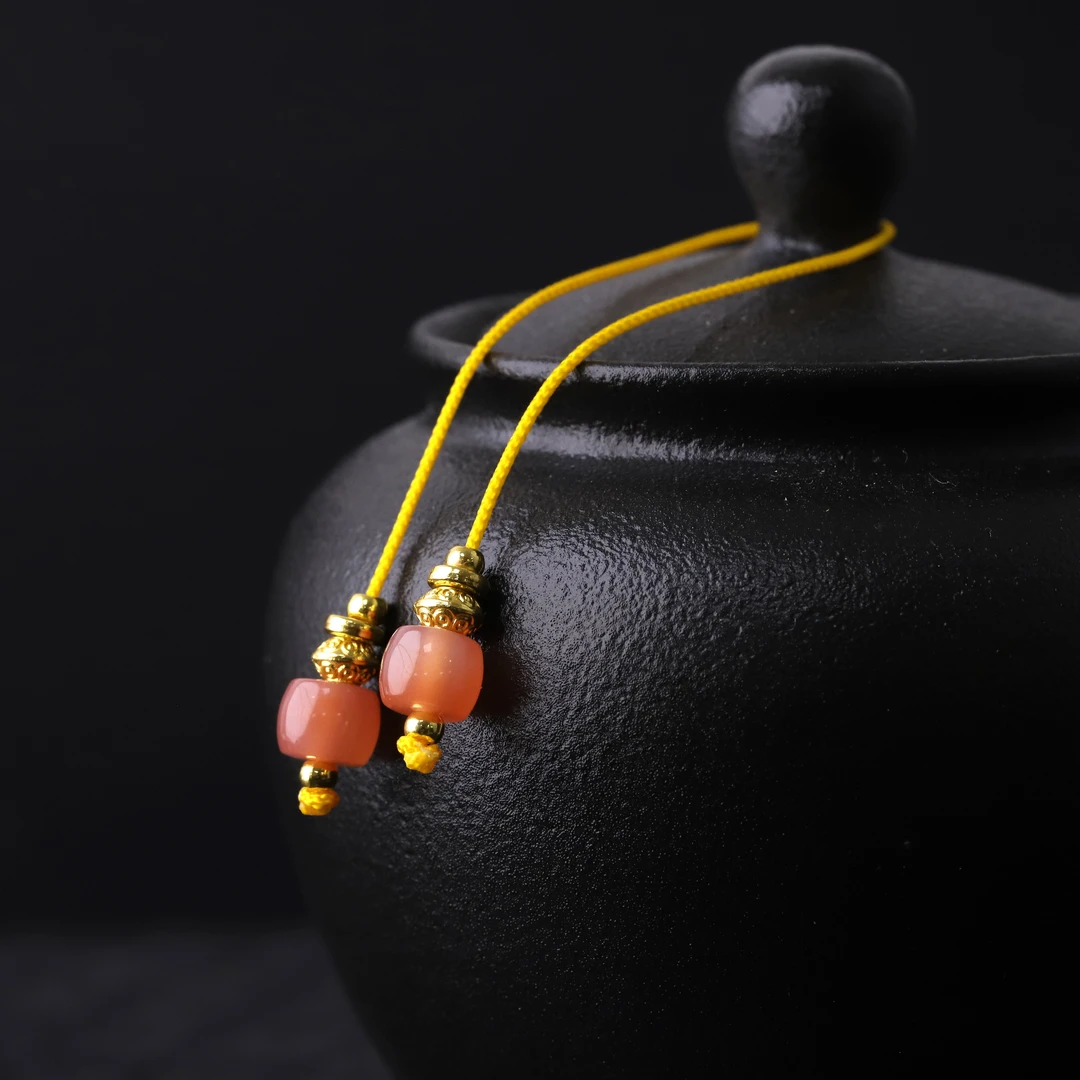 S2029粉糯弟子珠DIY文玩配件