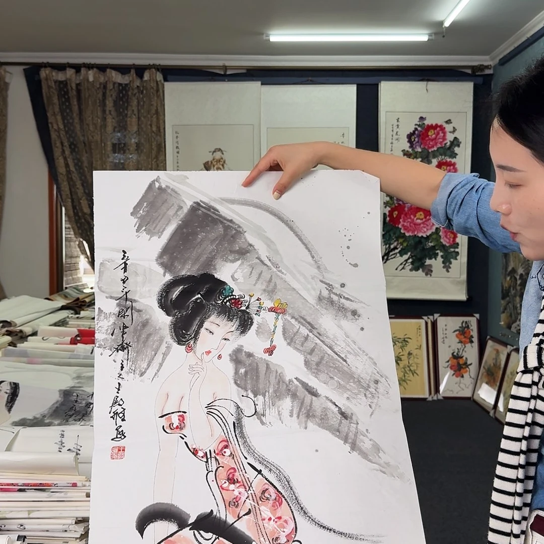纯手绘国画作品作品