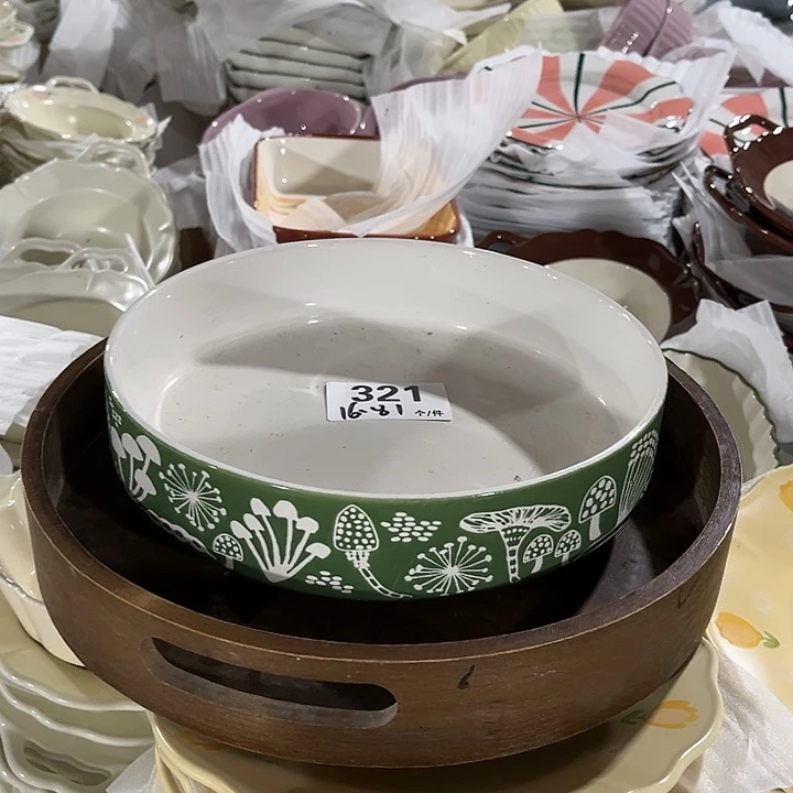 搪瓷微瑕外贸陶瓷餐具321