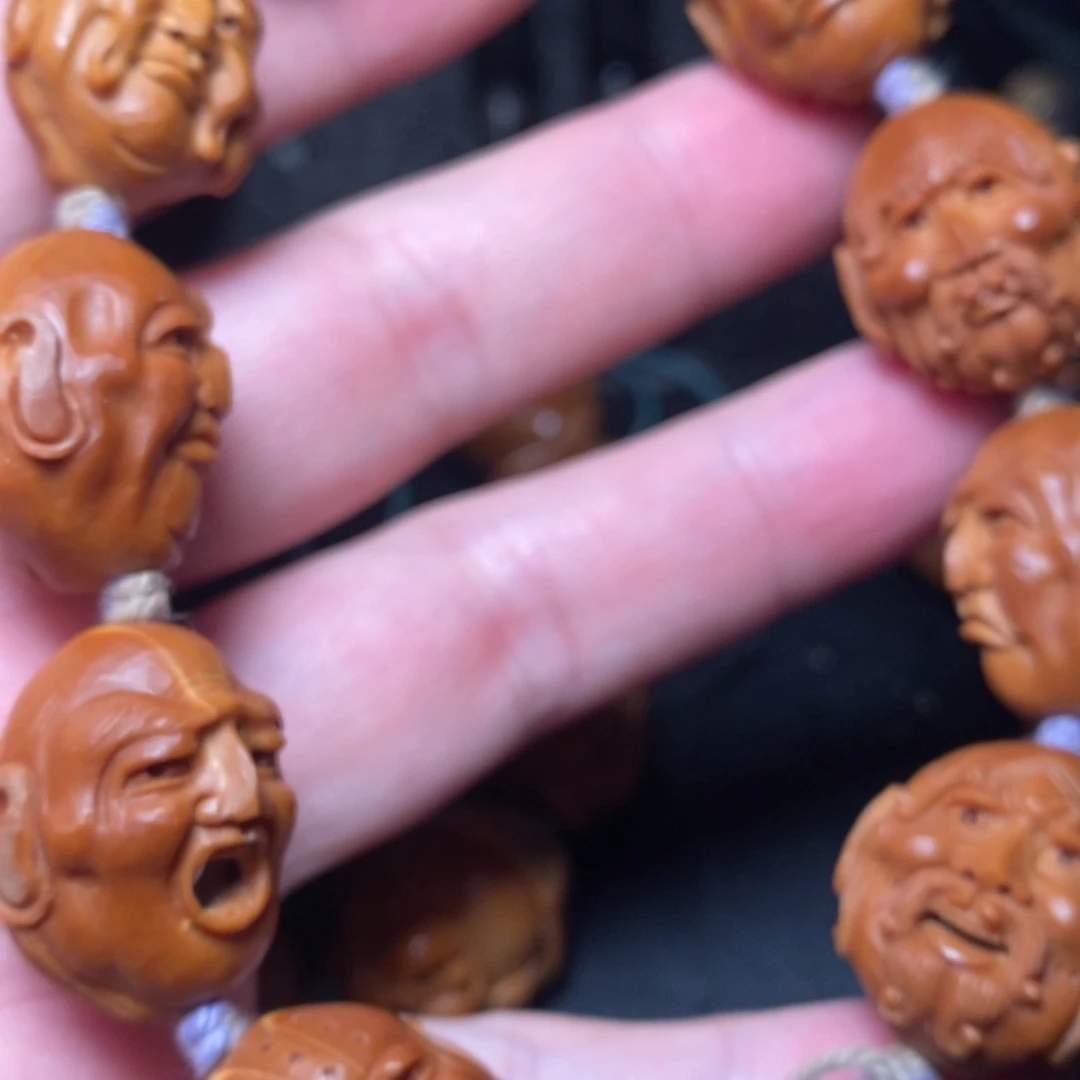 揮***魂橄榄核手串/手链罗汉十八罗汉