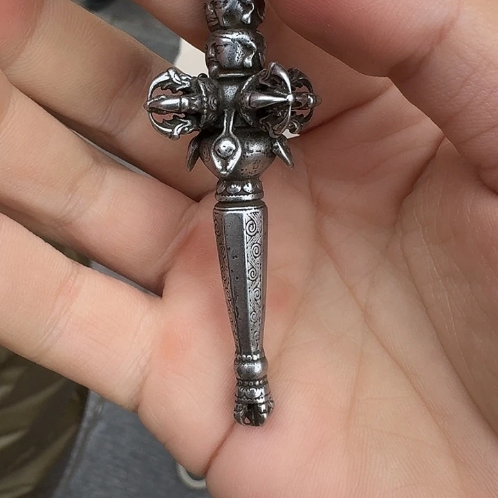 白立马铜件金刚杵精美