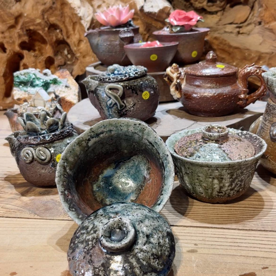 【闪购商品】柴烧茶具纯手工盖碗215