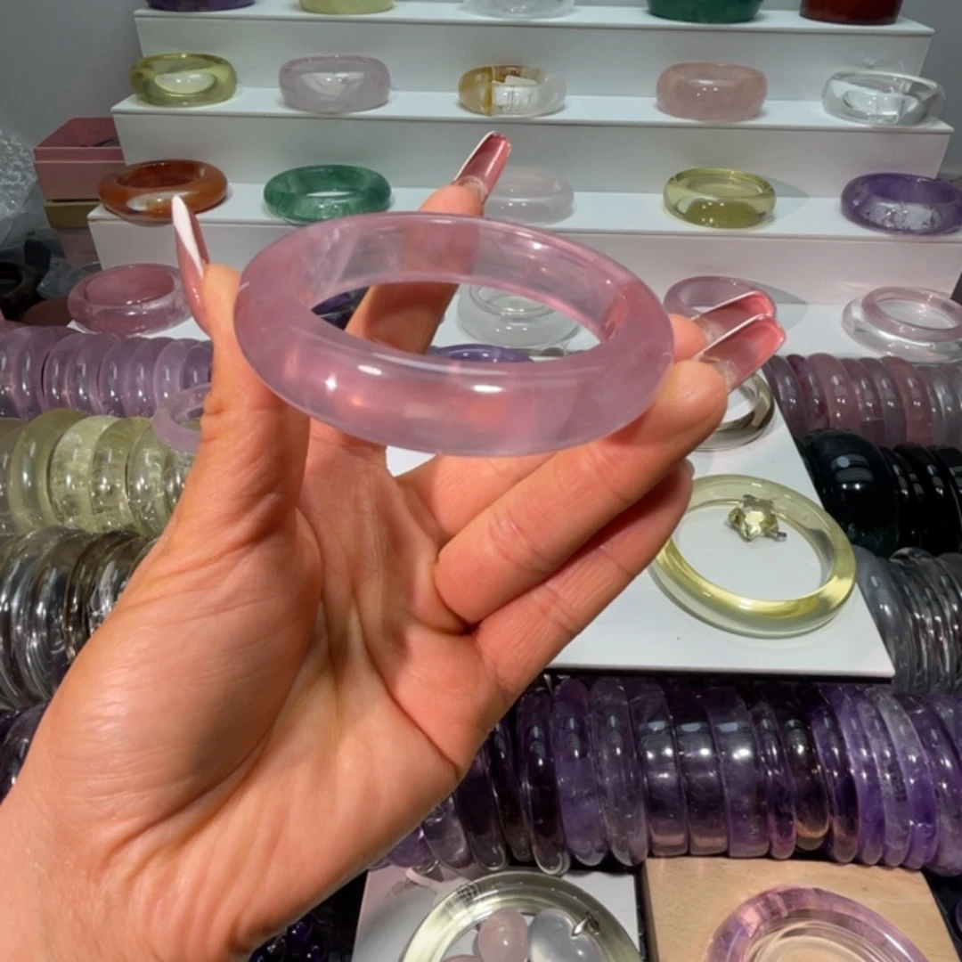 手镯未镶嵌水晶手镯56.8圈口19号