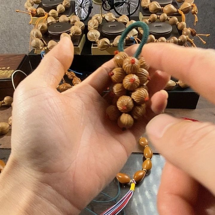橄榄核手串/手链猴头苹果园
