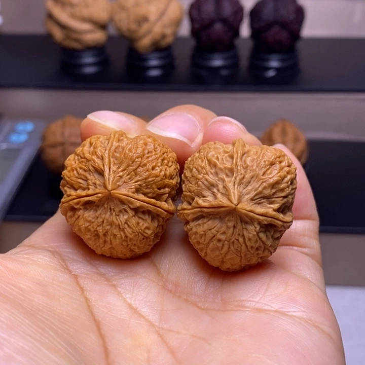 把件文玩核桃密石三楞41