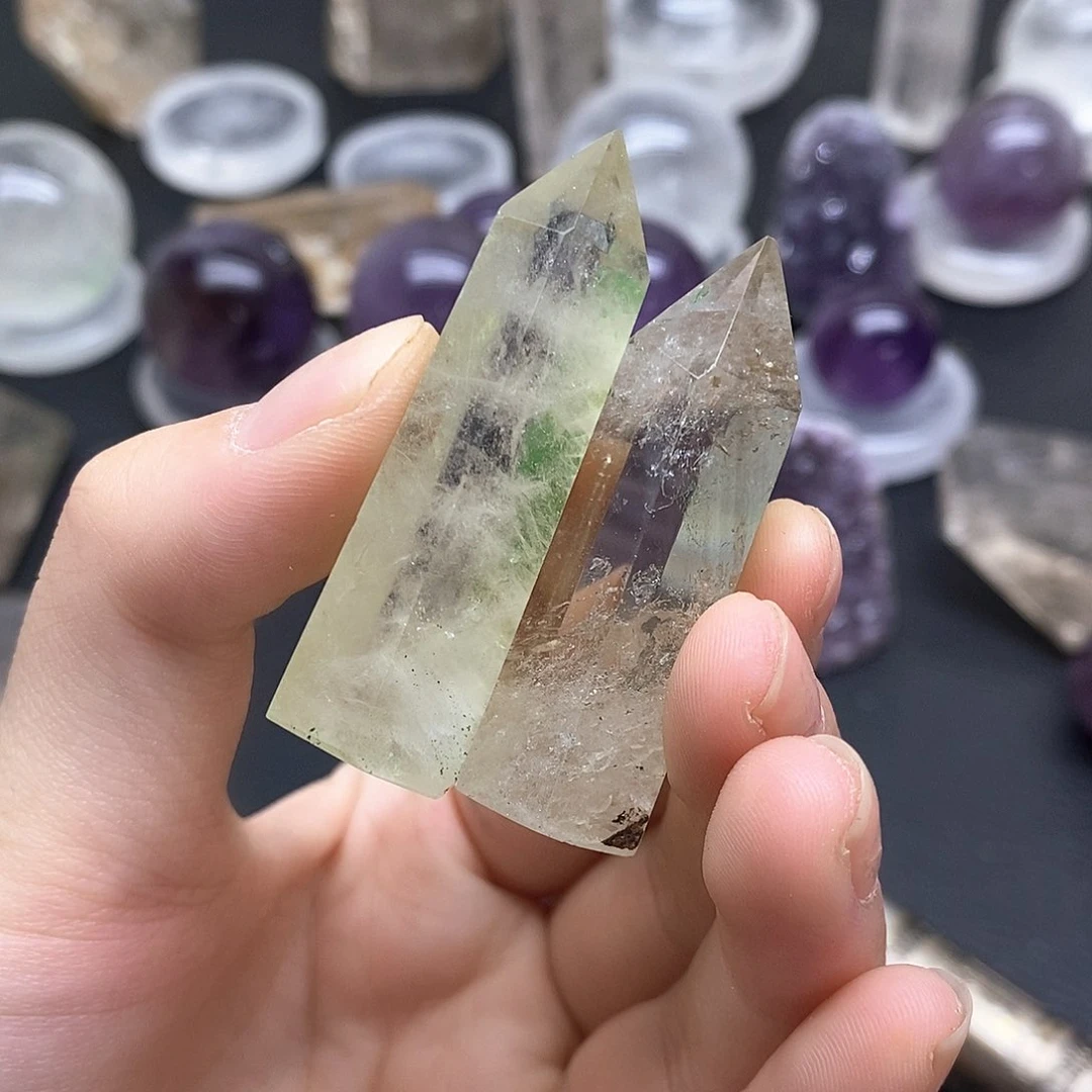 银S800镀金镶嵌项圈水晶水晶石251
