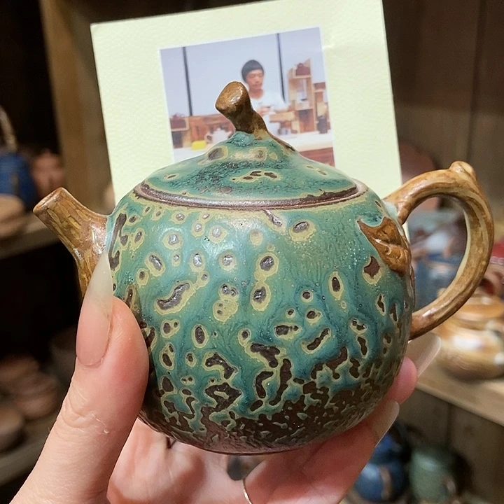 柴烧老岩泥高端茶器