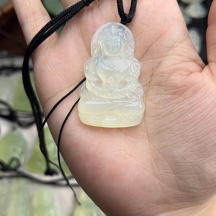 合金岫玉颈饰吊坠