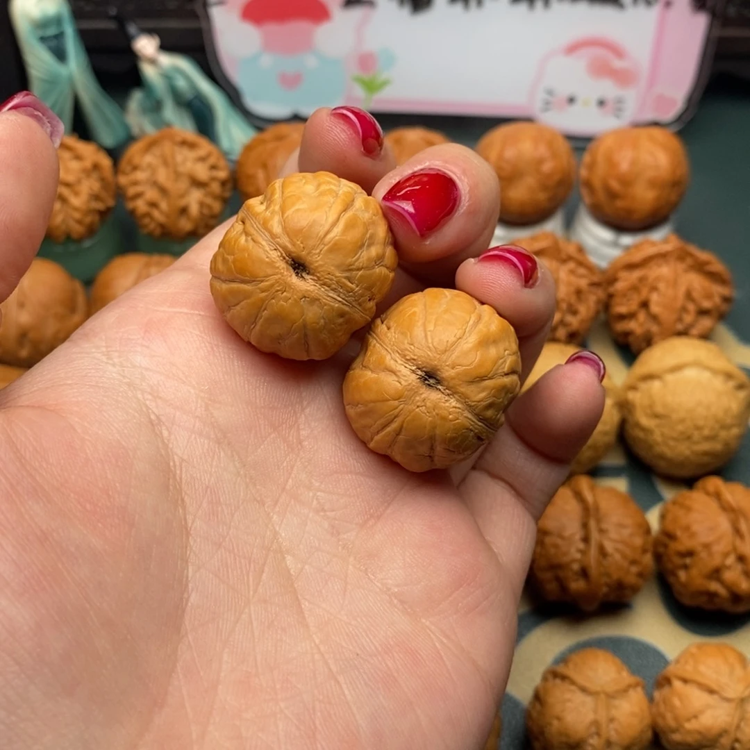 文玩核桃把件夭*元宝墩