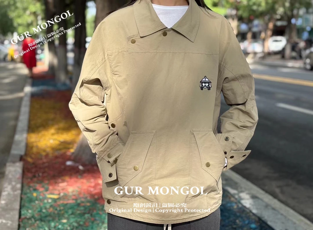 GUR MONGOL  民族风春秋季防风外套