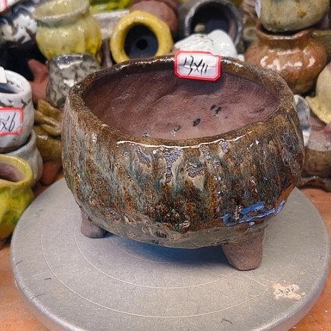 粗陶花盆手工花盆制作就这样