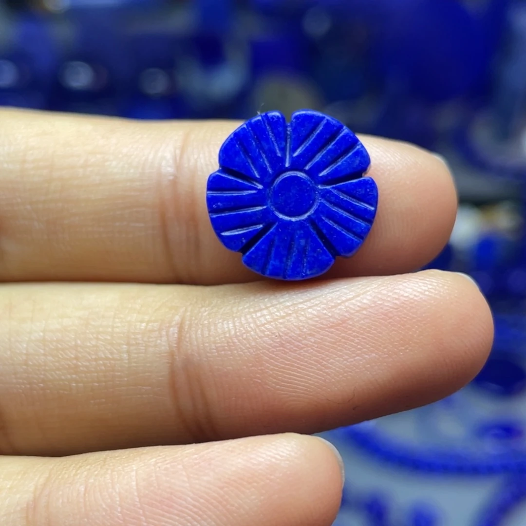 青金石未镶嵌14mm小雏菊配饰