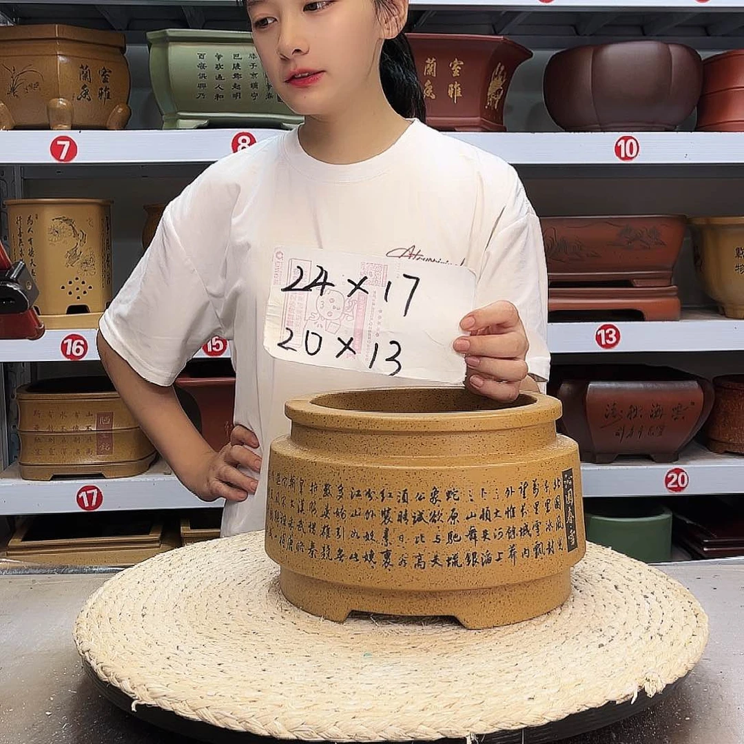 紫砂花盆紫砂花盆