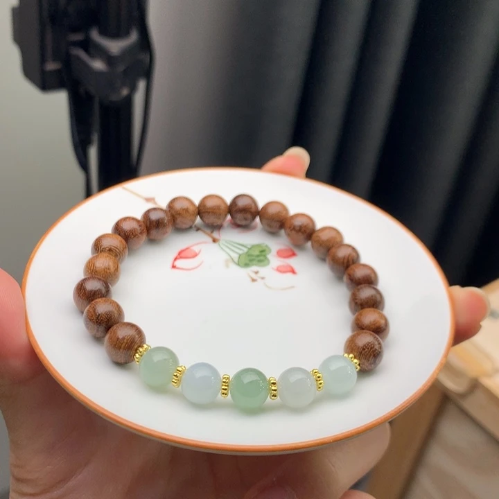 翡翠未镶嵌手链翡翠y306 卡7.6