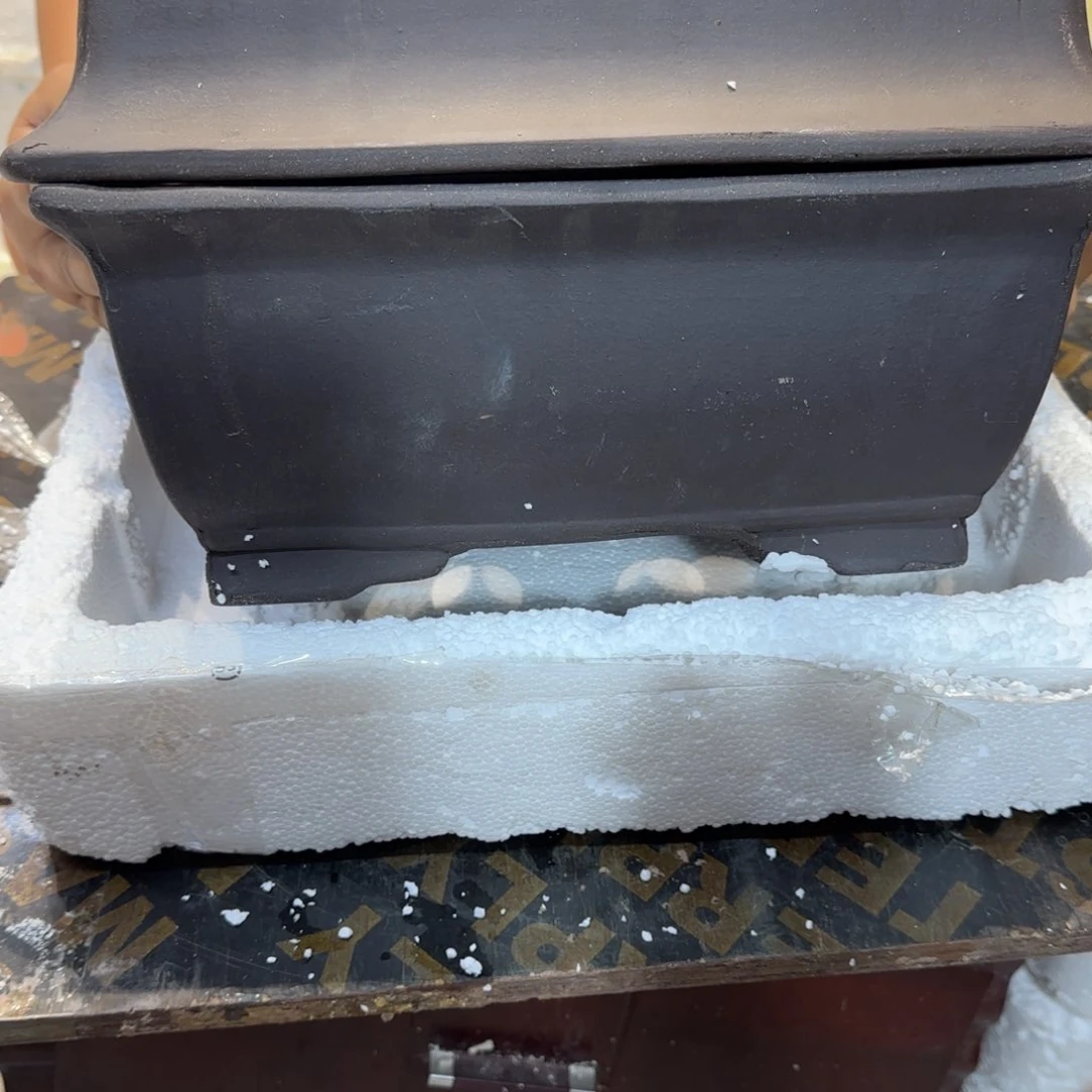 紫砂花盆口径26.18.10口径