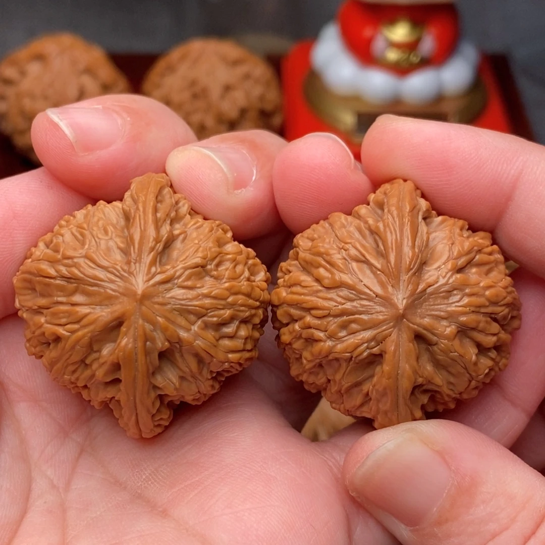 文玩核桃把件37全品毕业山地石子磨