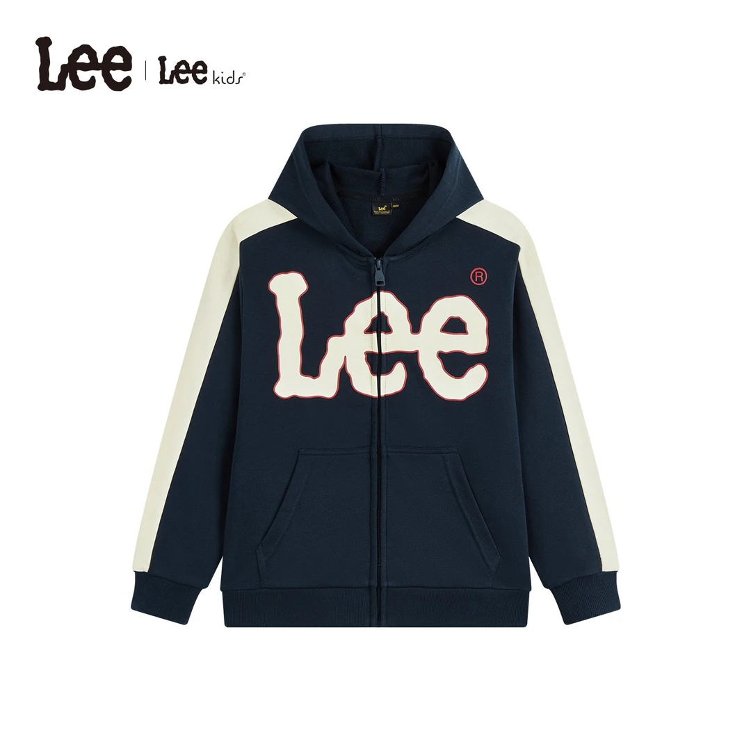 线下同款Lee儿童春秋连帽开衫卫衣男童女童长袖外套LK5X2SUT0371